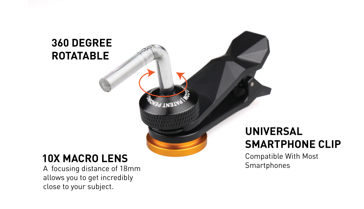 Stinger Clip-On LED bore Light Illuminator with Macro Lens