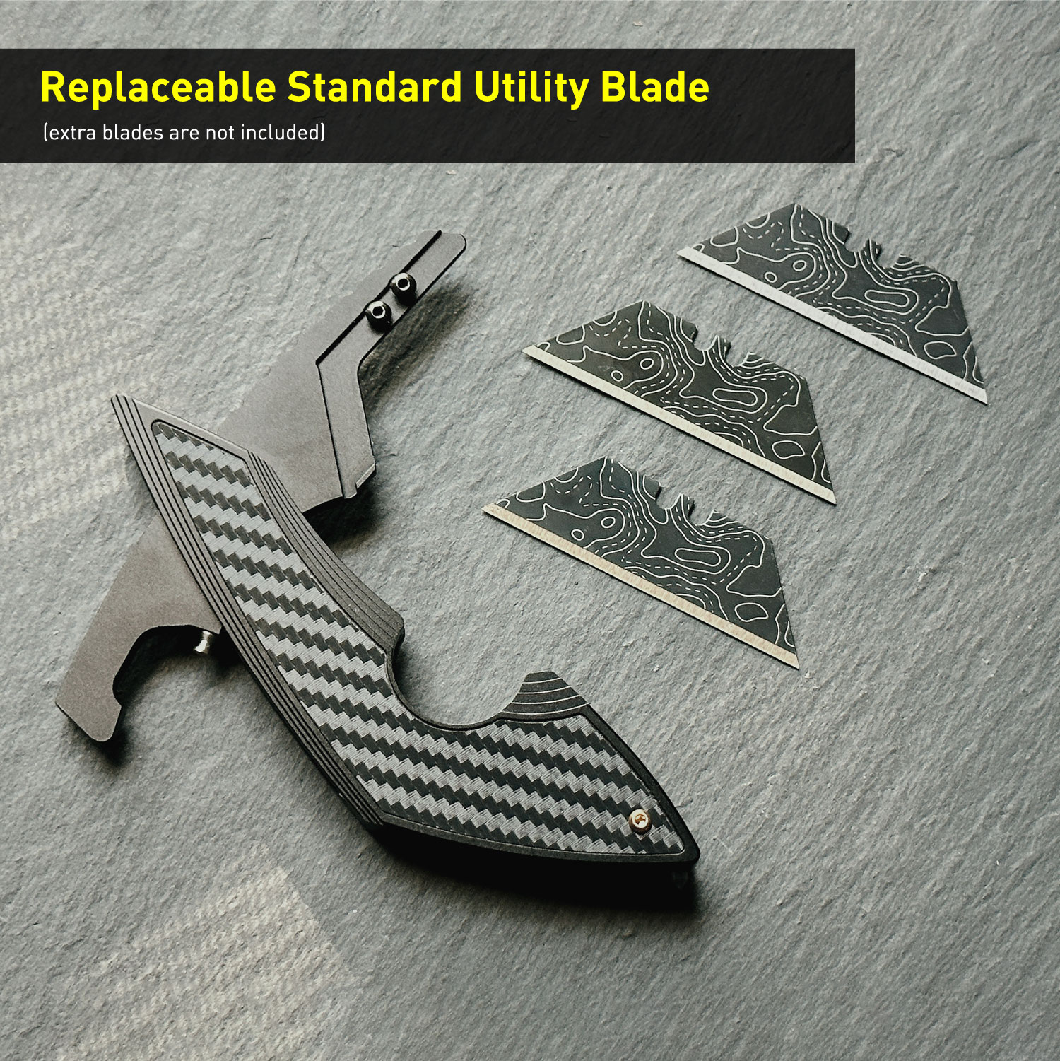 Stinger Topographic Multi-functional Utility Blade, Original Design in USA